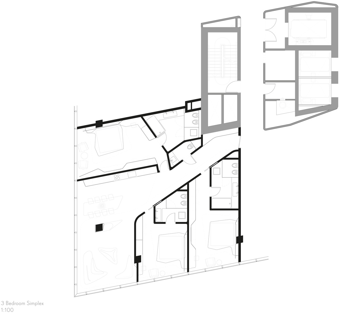 zaha hadid opus office tower dubai interiors designboom