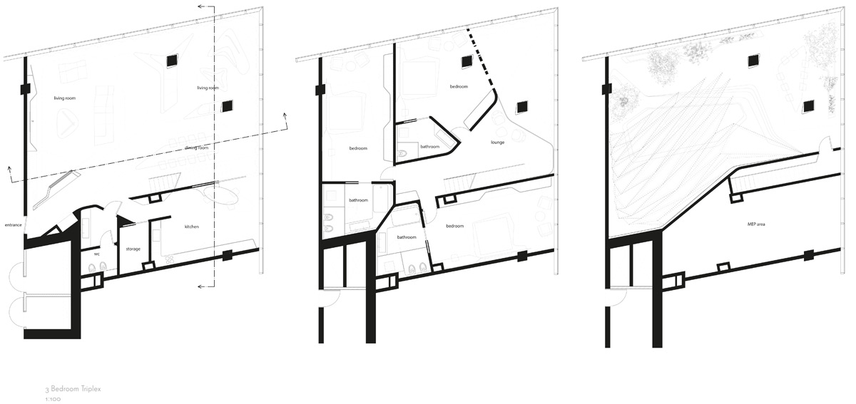zaha hadid opus office tower dubai interiors designboom