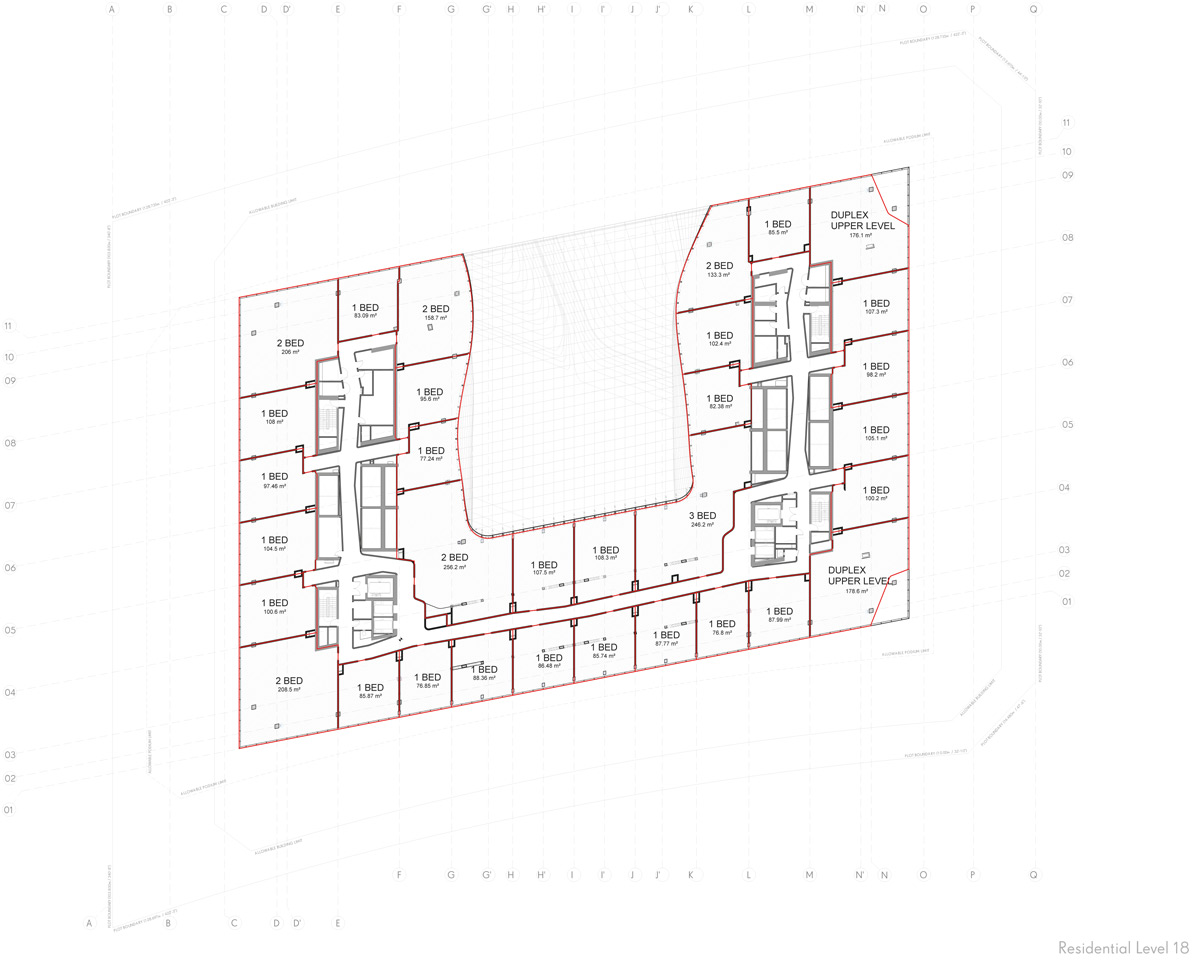 zaha hadid opus office tower dubai interiors designboom