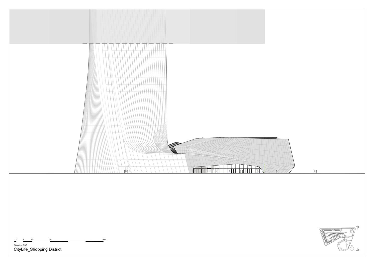 zaha hadid generali tower citylife shopping district milan italy designboom