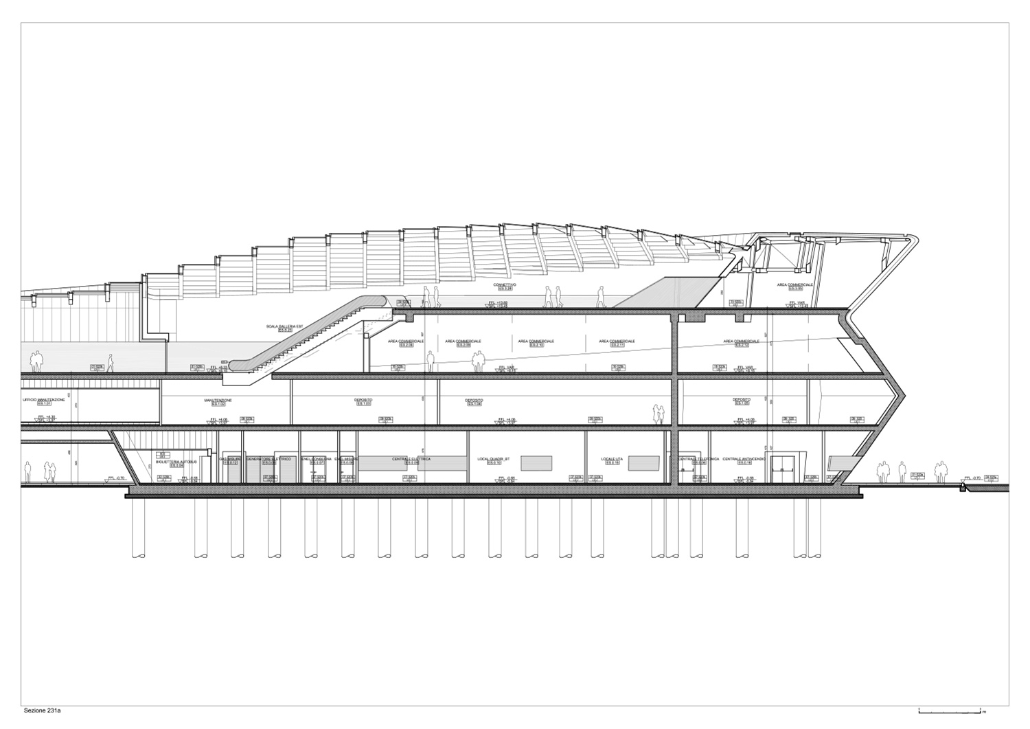 'napoli afragola' railway station by zaha hadid architects