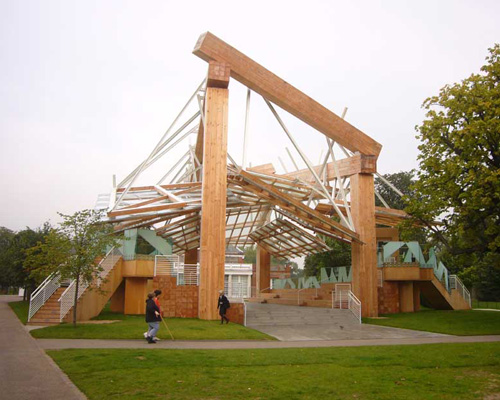 frank gehry designs serpentine summer pavilion