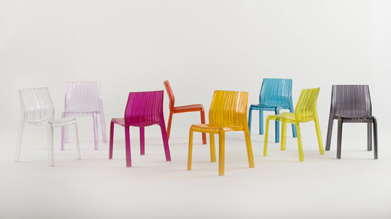 'frilly' chair by patricia urquiola for kartell