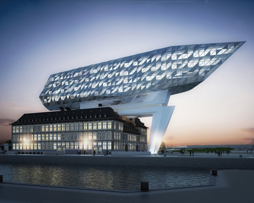 antwerp port authority headquarters by zaha hadid architects