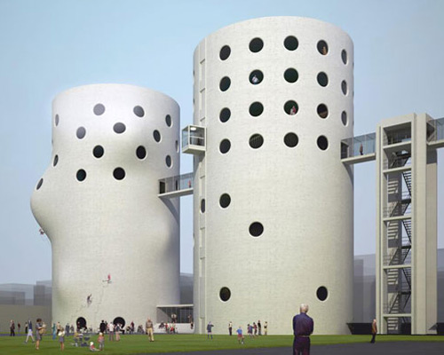 NL architects' proposal for 'the silo competition' in amsterdam