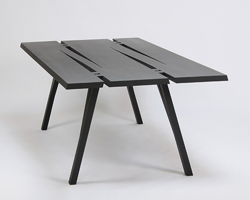 divis dining table by mike & maaike for council 