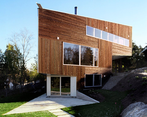 jarmund/vigsnaes architecture: triangle house
