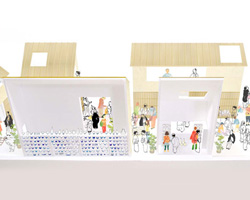 tonoma architects: ceramics market, osaka, japan