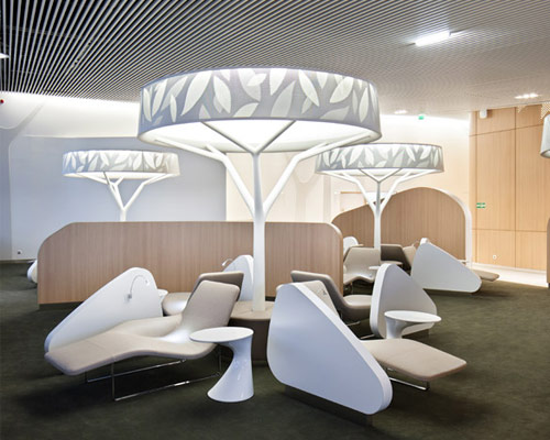 noe duchaufour lawrance: air france lounge with brandimage