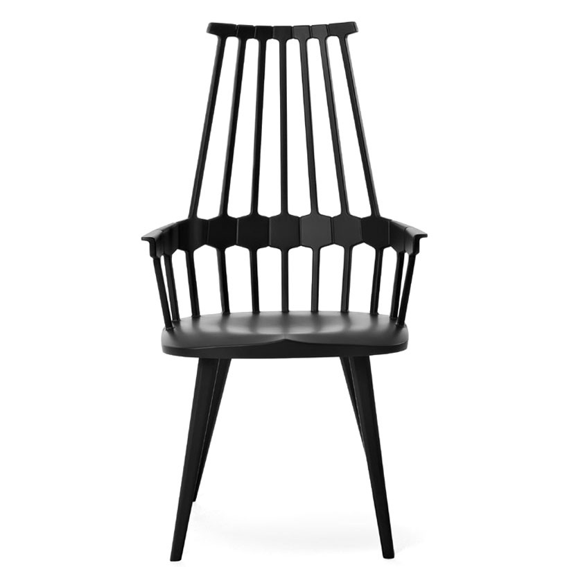 patricia urquiola revisits the windsor chair with comback for kartell