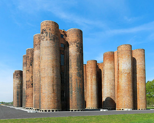 bio towers in lauchhammer, germany