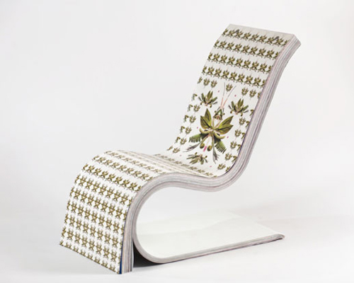 stefan sagmeister comprises darwin chair like a pad of paper