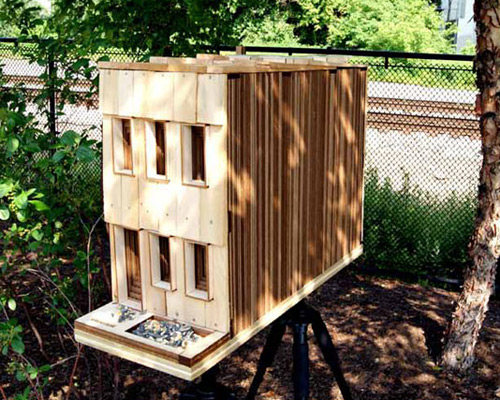 austin + mergold: rowhouse birdhouses