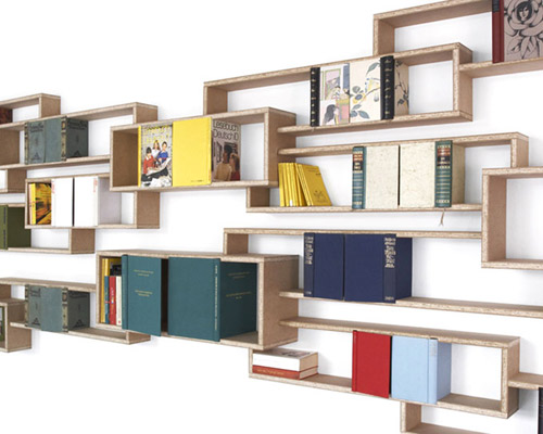 miriam aust: a book shelf that gives your volumes presence