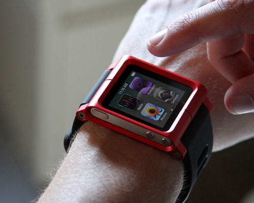 scott wilson's kickstarter iPod nano watch project