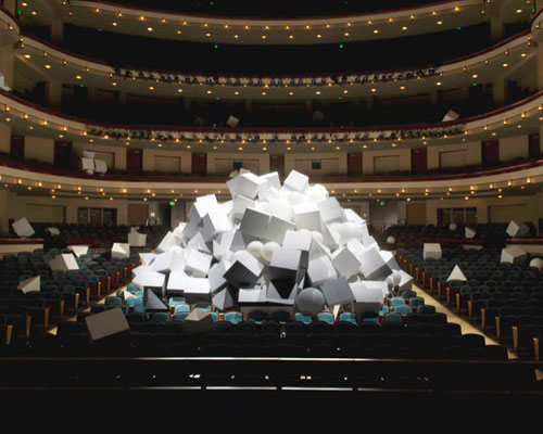 daniel arsham stages avalanche for merce cunningham dance company