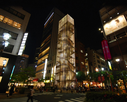 TNA architects conceives ginza natsuno building for tokyo