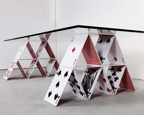 'house of cards table' by mauricio arruda