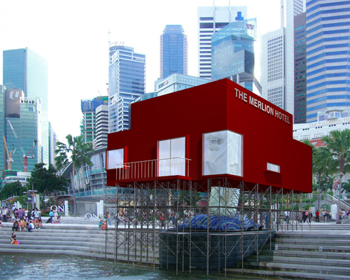 tatzu nishi: the merlion hotel preview at singapore biennale 2011