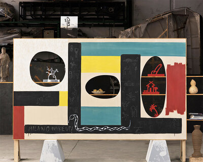 andrea branzi: figurine + dida at design gallery milano