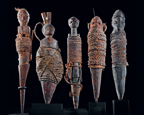 'vodun' african voodoo objects at fondation cartier