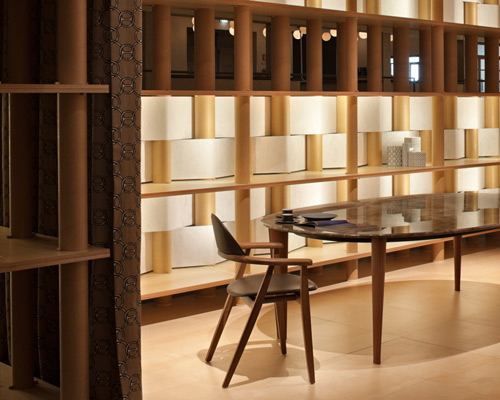 shigeru ban's paper house pavilion for Hermès