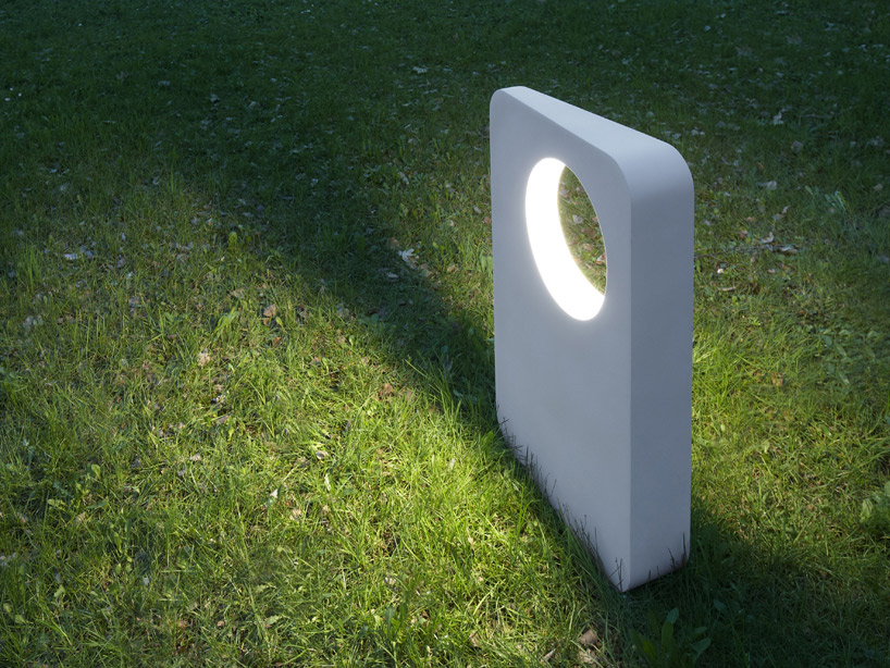 neil poulton pierces eraclea for artemide with circular void