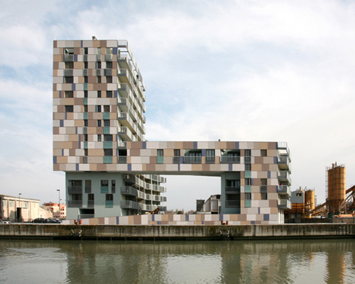 zucchi & partners: ravenna harbour apartment building