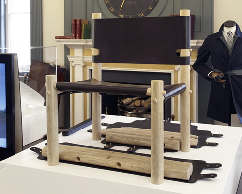max lamb develops 'campaign chair' for alfred dunhill