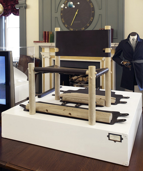 max lamb develops 'campaign chair' for alfred dunhill
