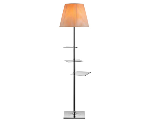 philippe starck for flos: bibliotheque nationale and net lamp