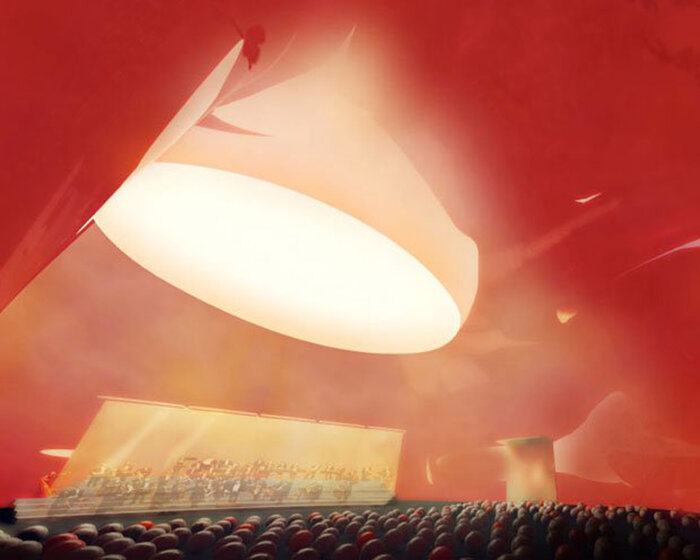 anish kapoor + arata isozaki: ark nova mobile concert hall