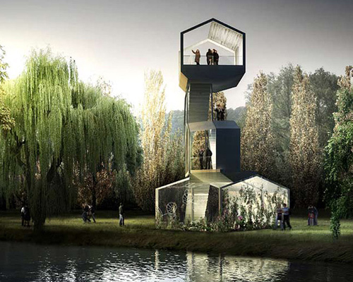 AWP + HHF: pavilions and follies for parc des bords de seine