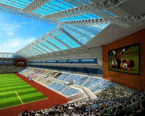 progetto CMR / massimo roj: tianjin songjiang FC stadium