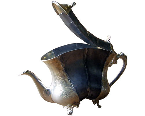modified teapots by david clarke