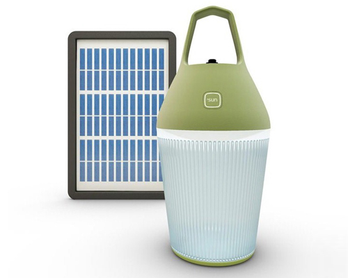 alain gilles: nomad solar lamp for o'sun