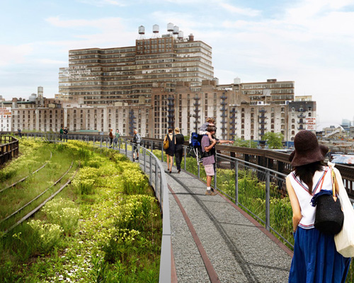 high line at the rail yards design unveiled