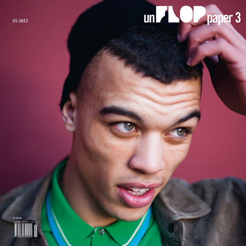 simon fujiwara unveils vinyl art cover for unFLOP magazine's third edition