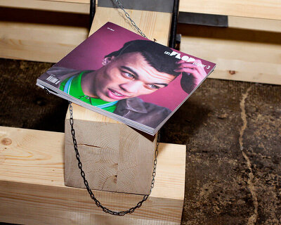 simon fujiwara unveils vinyl art cover for unFLOP magazine's third edition