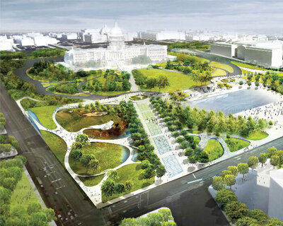 diller scofidio + renfro & hood design: national mall   union square proposal