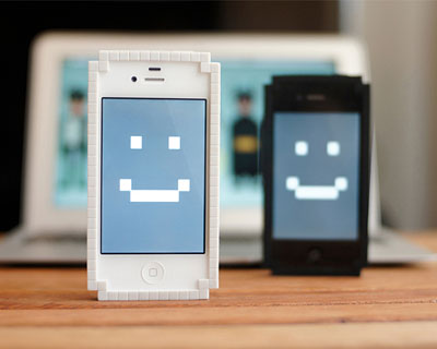 mike mak: big big pixel 8-bit iPhone cases