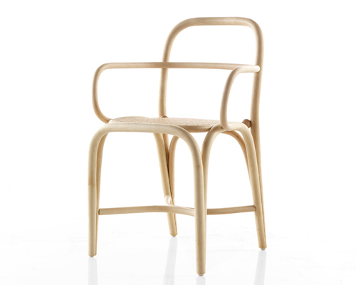 oscar tusquets blanca revives rattan with fontal chair for expormim