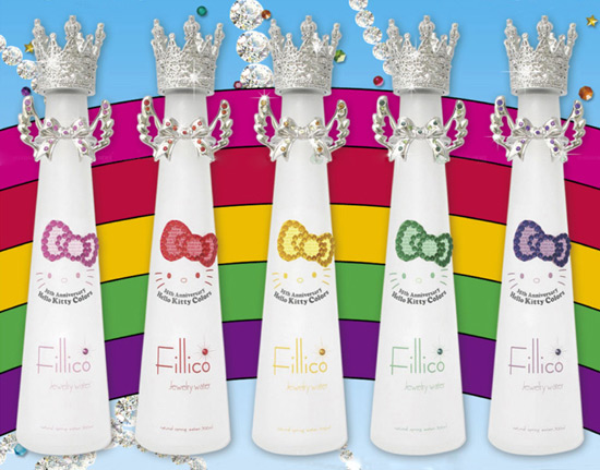 fillico: hello kitty swarovski water bottles