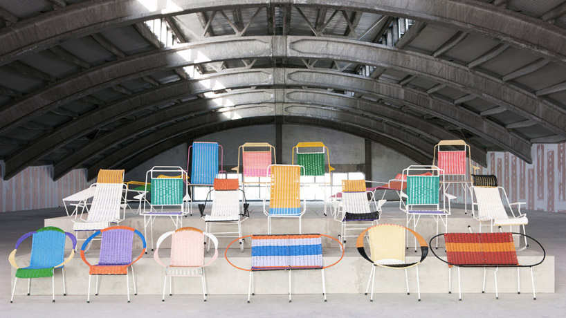 marni: 100 chairs made by colombian ex prisoners