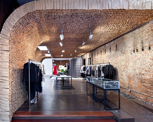 Owen Store By Tacklebox Comprises 25 000 Brown Paper Bags