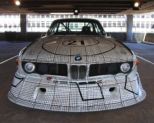 BMW art car collection at art drive! in london