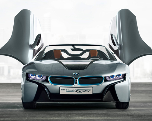 BMW i8 spyder convertible