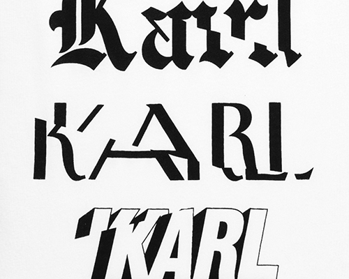 karl lagerfeld x ilovedust: clothing and murals