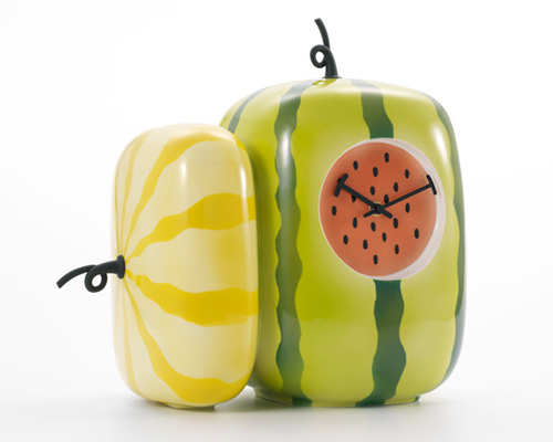 S&O design: fruit still life clock by hisakazu shimizu