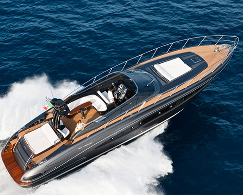 riva 63' virtus is a reinvention of an open yacht with elegance preserved